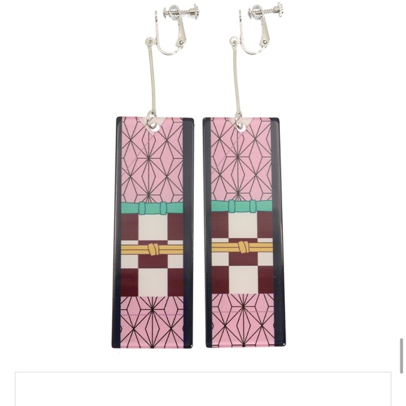 Tanjirou Kamado Demon Slayer Earrings - Picture 4 of 10